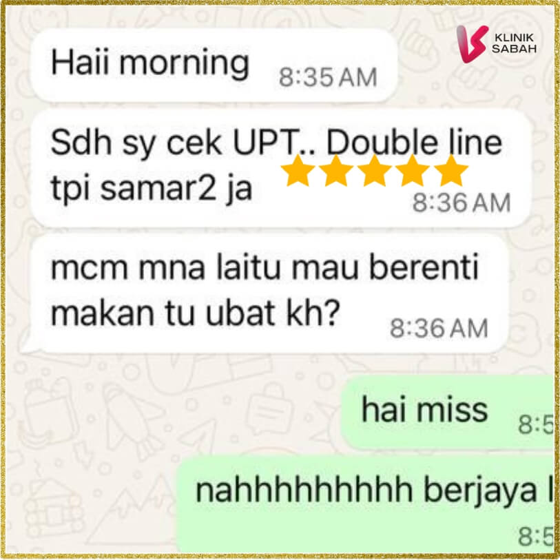 TTC berjaya pregnant