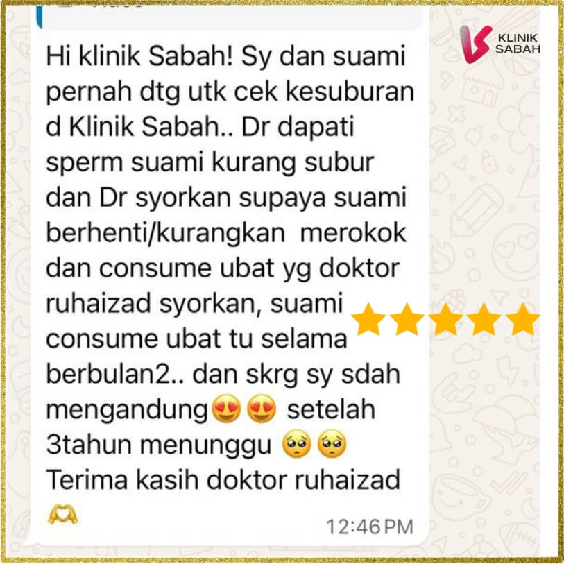 Syukur berjaya mengandung