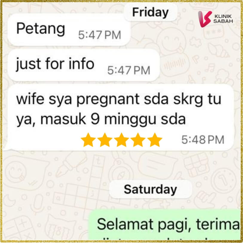 Pregnant 9 minggu